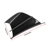 Motorcycle Winglet Aerodynamic Wing Kit Spoiler, Glossy Carbon, Matte Carbon, Forged Texture